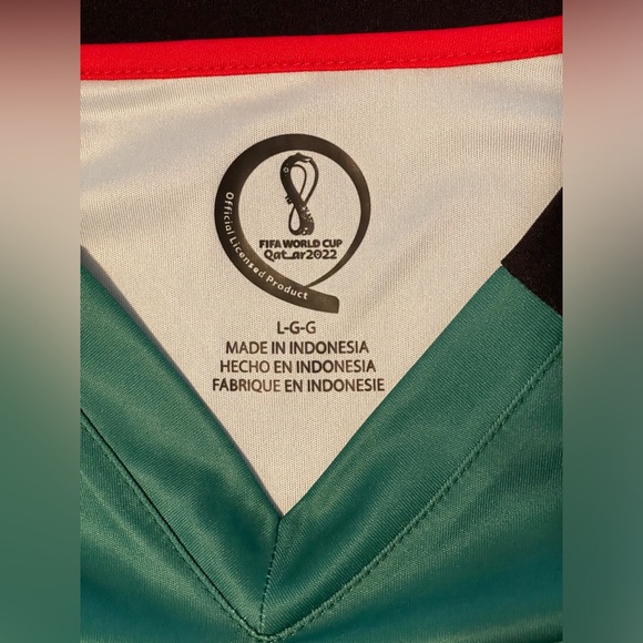 2022 Mexico Long Sleeve Jersey FIFA World Cup Qatar Officially Licensed NWT L - Picture 3 of 8